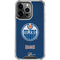 NHL Edmonton Oilers Distressed iPhone 16 Pro Clear Case